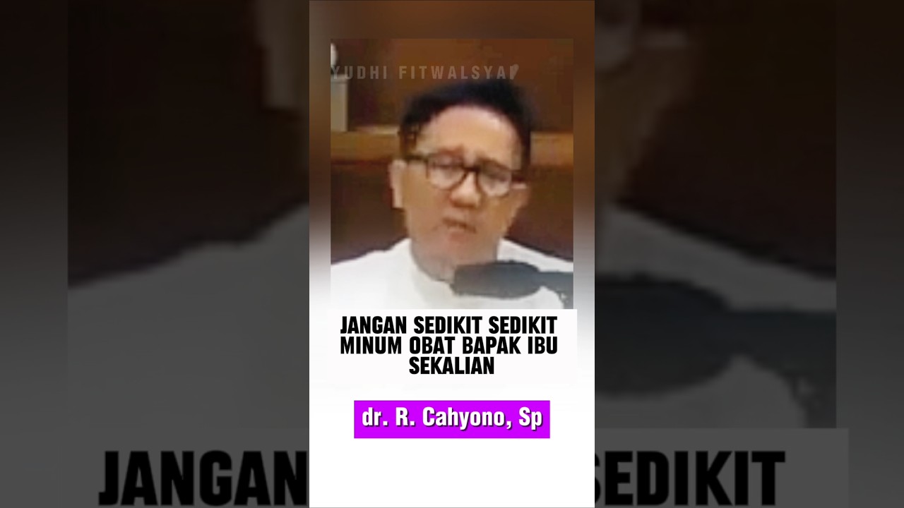 Jangan ketergantungan pada obat ya! #drcahyono #kesehatan #sb30health #shorts