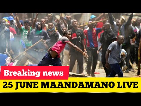 BREAKING NEWS 25th MAANDAMANO LIVE FROM CBD