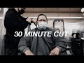 BARBER STUDENT DOES 30 MINUTE HAIR CUT | TFJ:19