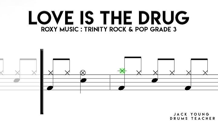 Love Is the Drug Drums version - Drums performance video thumbnail