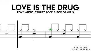 Love Is The Drug   Trinity Rock & Pop Drums Grade 3 Resimi