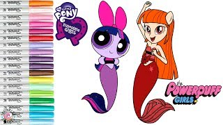 Powerpuff Girls Color Swap Mermaid Blossom My Little Pony Color Swap Equestria Twilight Sparkle
