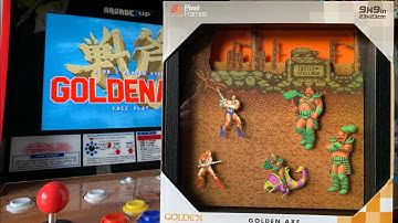 GOLDEN AXE PIXEL ART by Level Up Labs REVIEW & GOLDEN AXE ARCADE1UP GAMEPLAY!