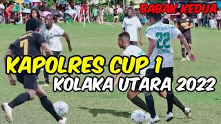 16 Besartojabi Fc Vs Bintang Milenial Fc Skor 0-0 Babak Kedua Open Tournamen Kapolres Cup 1 Kolut