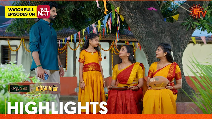 Marumagal & Moondru Mudichu Mahasangamam - Highlights | 26 June 2025 | Tamil Serial | Sun TV