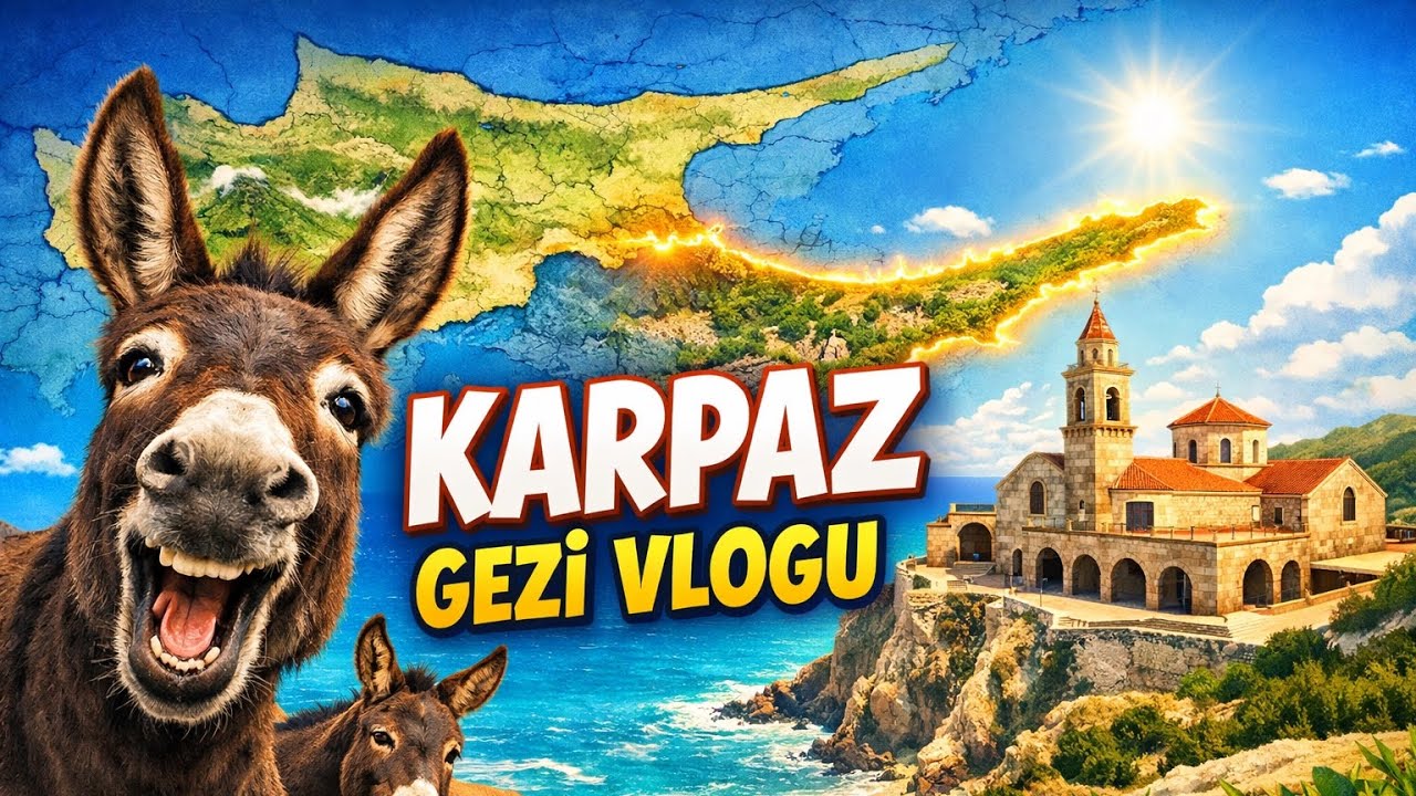 KIBRIS VLOG 1 (KARPAZ GEZİSİ) #kıbrıs #kktc #dipkarpaz