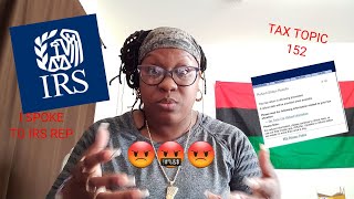IRS Where's My Refund | Status Bar Disappears | TAX Topic 152