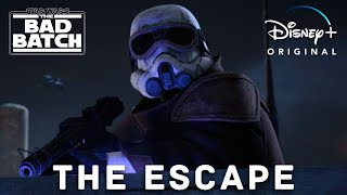 Omega and Crosshair Escape the Empire | Star Wars The Bad Batch Season 3 Episode 4 | Disney+