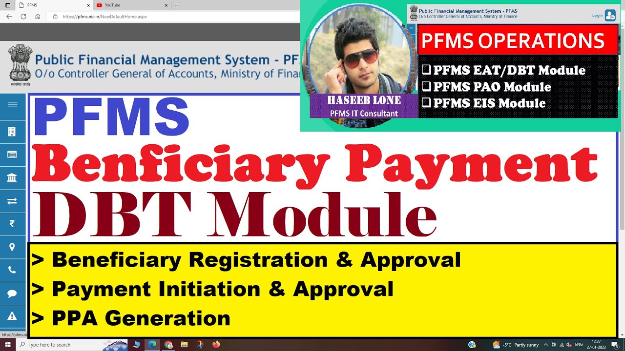 How To Make Beneficiary Payment On PFMS DBT Payment PFMS Full 