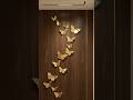 diy aesthetic butterfly wall decor 🦋✨|easy wall decor | easy craft | #shorts #youtubeshorts