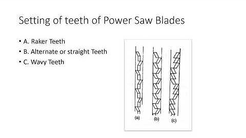 DESCRIPTION,SPECIFICATION OF SAW BLADES AND TEETH SETTING  ME/MA306   MAN SINGH JAT   GPC AJMER