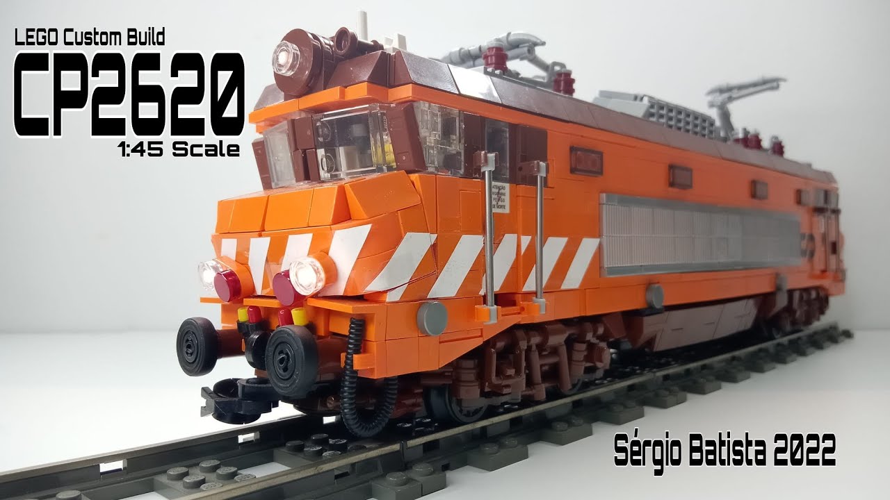 LEGO Custom build - CP2620 with Arco Coaches (Brick Train Awards 2022 Best Consist - Europe)