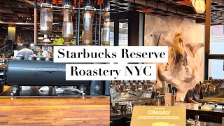 visiting the Starbucks Reserve Roastery in NYC | relaxing | people watching