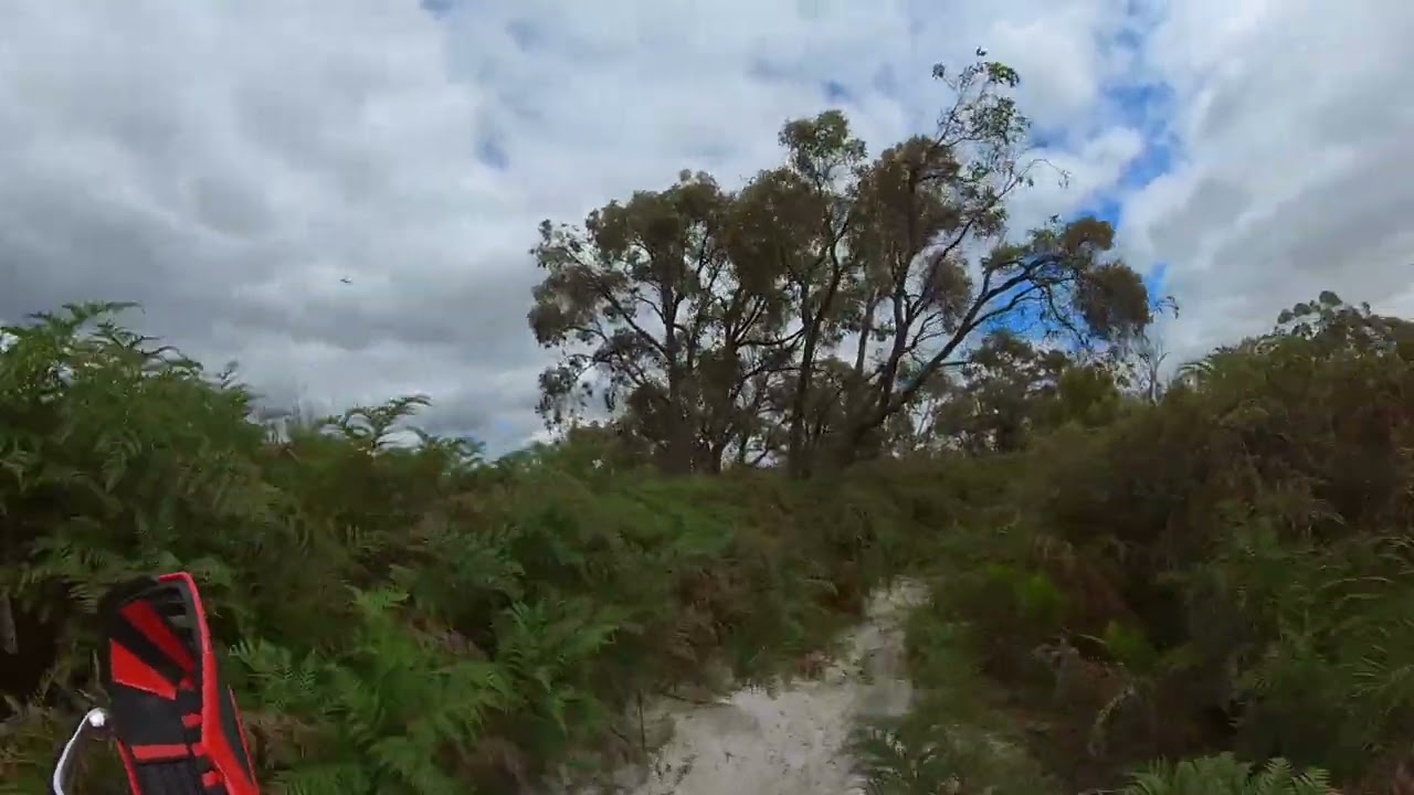 1 lap of the old, slightly overgrown, Mount Burr motocross track