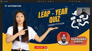 Leap Year Quiz using Python|| IT-Automation