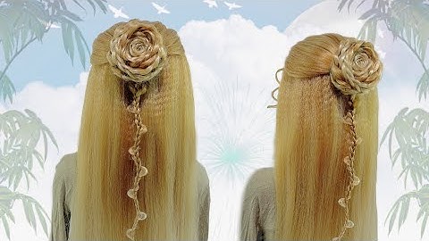 #0189. Kiểu Tết Tóc Hoa Hồng Đẹp Dễ Làm #tườnguyên #ngọcuyênn #tếttóc #búitóc