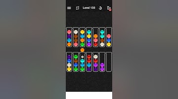 ball sort color puzzle game level 133 | ball sort color puzzle level 133