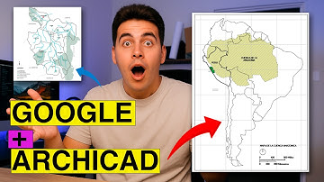 🗺️ Cómo hacer MAPAS TERRITORIALES PROFESIONALES con Google + Archicad | Tutorial paso a paso 🚀