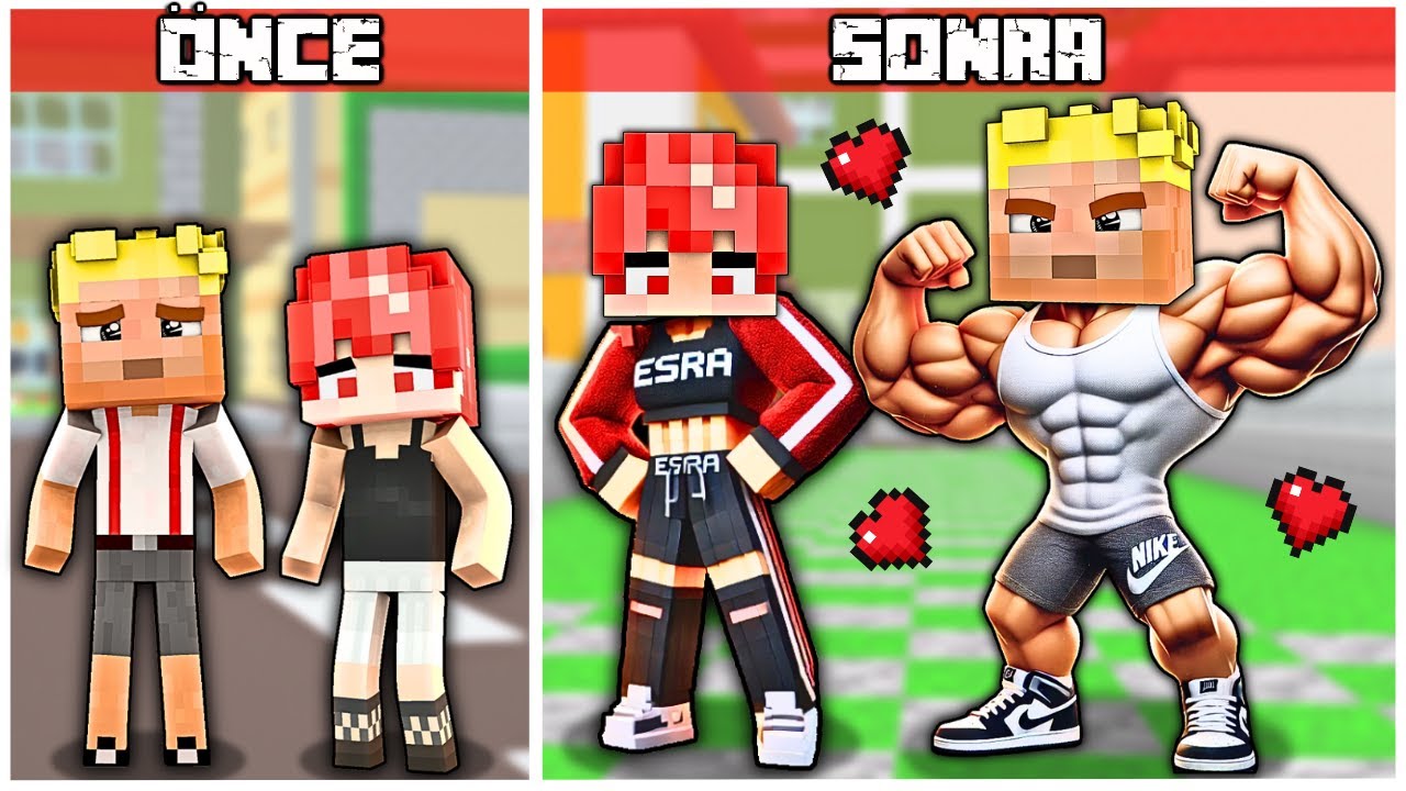 HER ŞEY TERSİNE DÖNDÜ EFEKAN VE ESRA KASLI OLDU! 😂 -Minecraft