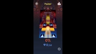 Rolling Sky - Level 33 Faster 100% 10/10 Gems 3/3 Crowns