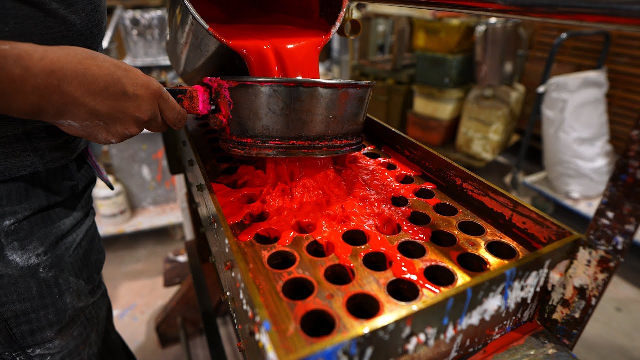 Фабрика массового производства, выпускающая 6 миллионов штук мела в год! АСМР