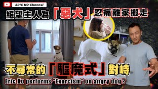 絕望主人為「惡犬」忍痛離家搬走不尋常的「驅魔式」對峙Eric Ko performs 'Exorcism' on angry dog?