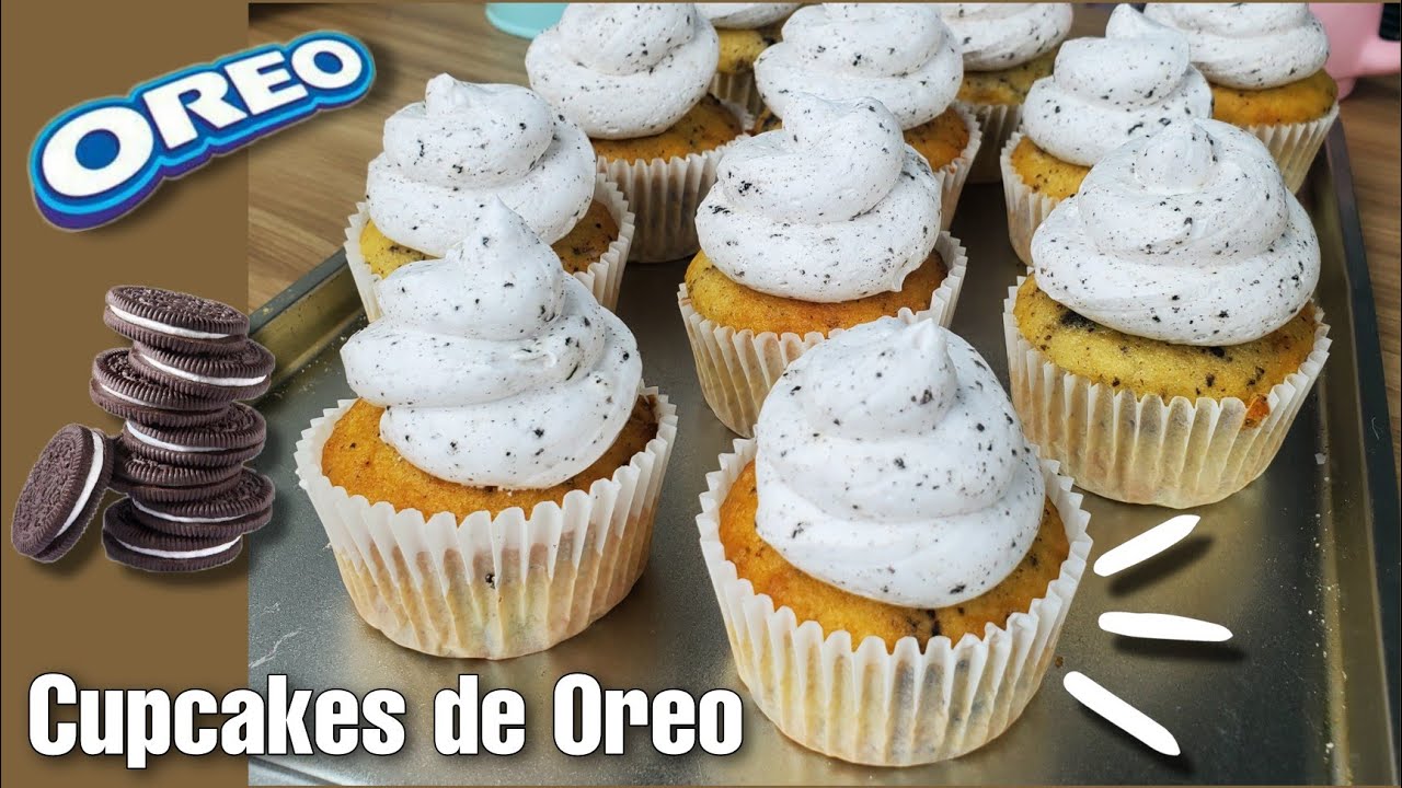 Cupcakes de Oreo 🍪 Receta Fácil