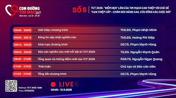 Số 6, CON ĐƯỜNG TIM MẠCH: TCT 2025 - "Can thiệp cấp - Chăm sóc nâng cao, cứu sống các cuộc đời"