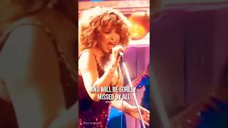 Tina Turner was one of Elvis favorite performers