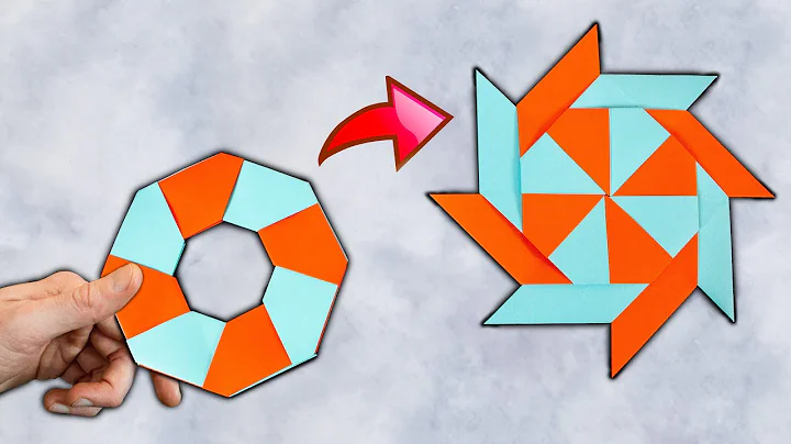 How to Make a Transforming Ninja Star - Easy Origami Shuriken