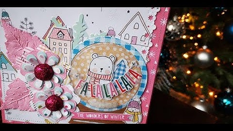 Snow and Cocoa Embellishment Binder