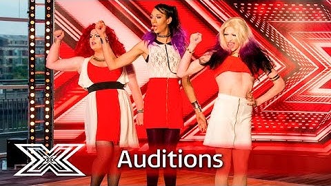 The Vixens do Little Mix’s Word Up  | Auditions Week 2 | The X Factor UK 2016