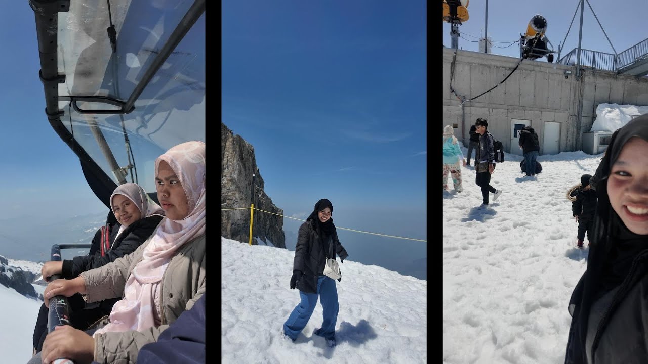 Touching Snow at Mount Titlis ❄️ | Switzerland Vlog 🇨🇭