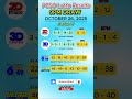PCSO 2D 3D 6D 6/49 6/58 Lotto Results Today 9PM Draw of October 26, 2025 #lottoresulttoday