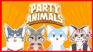 【コラボ】初心者です、イヌ科に囲まれました【Party Animals】