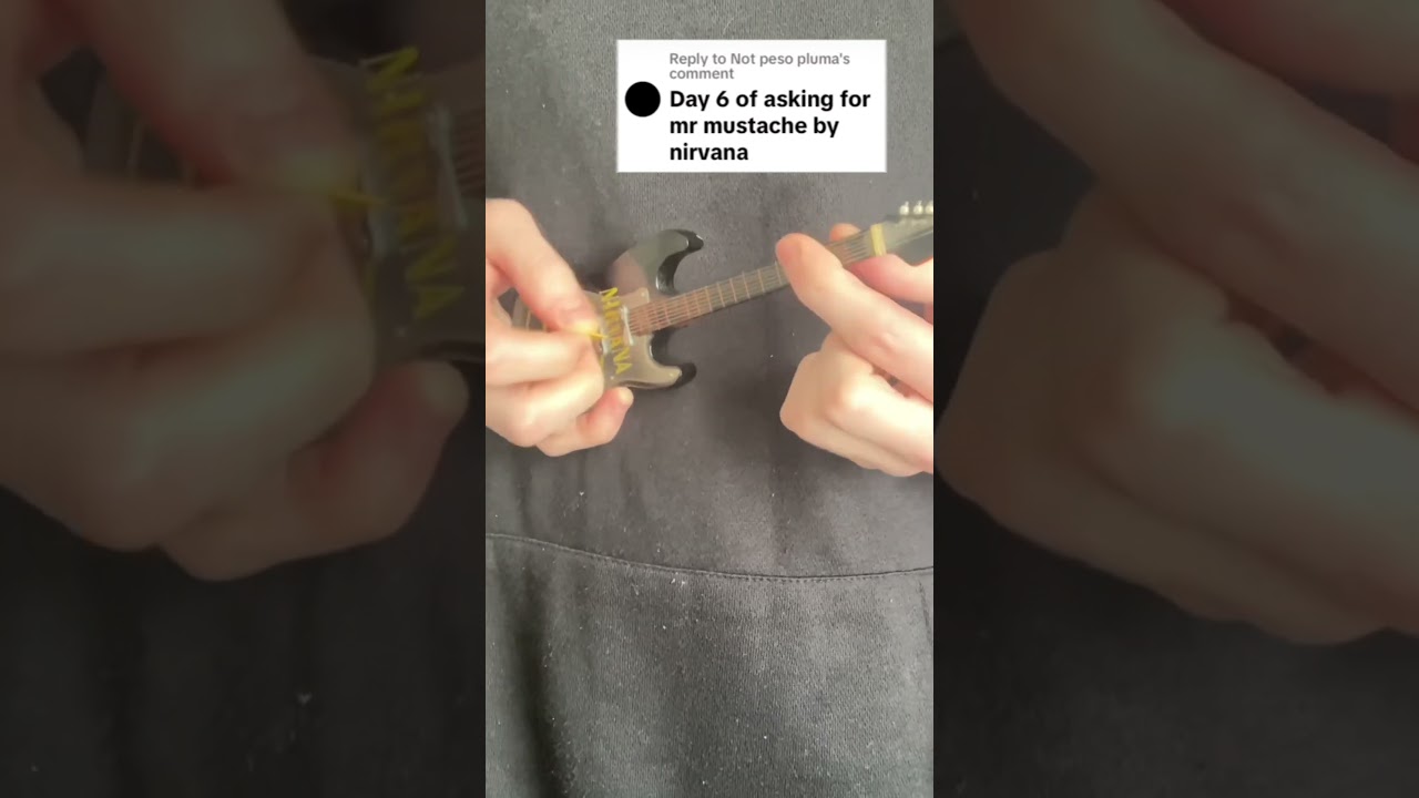 Tonton Mr. Moustache by nirvana on a mini guitar! #nirvana #miniguitar #guitarmemes di YouTube Tonton Mr. Moustache by nirvana on a mini guitar! #nirvana #miniguitar #guitarmemes di YouTube