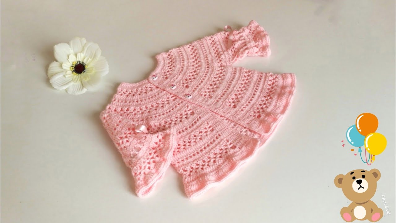 Baharlık Şık Prenses Bebek Ceketi Nasıl Örülür?💞
