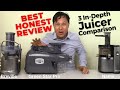 Best Honest In-Depth 3 Juicer Comparison🥕Nama Green Star Pro Breville Review