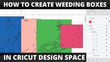 How To Create Vinyl Weeding Boxes In Cricut Design Space