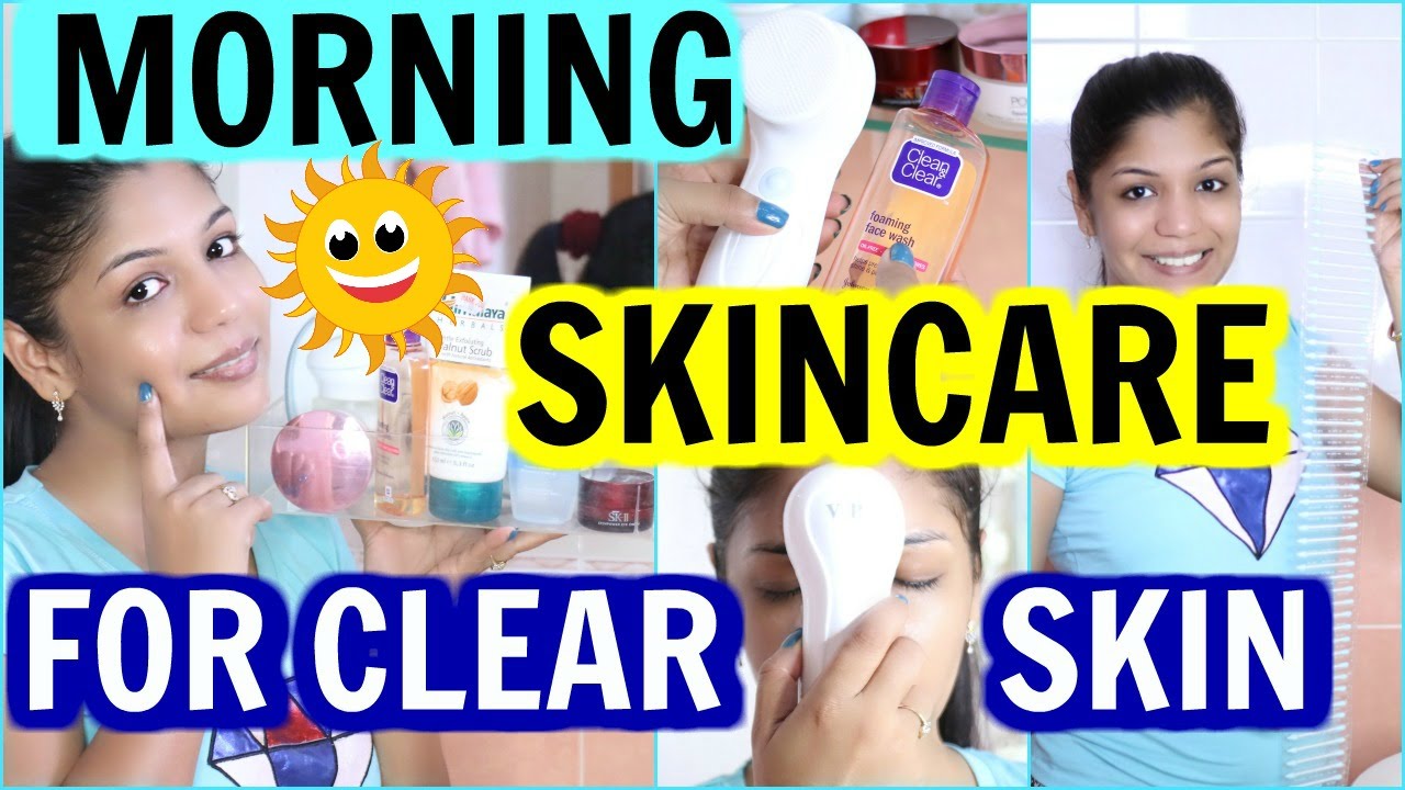 Morning Skincare Routine For Clear Skin| SuperPrincessjo