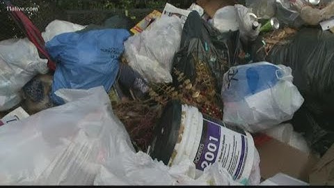 Trash piled up at Peachtree Corners apartment complex cleaned up
