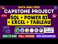 The ULTIMATE Data Analytics Capstone Project (2026) — Power BI + SQL + Excel + Tableau Masterclass