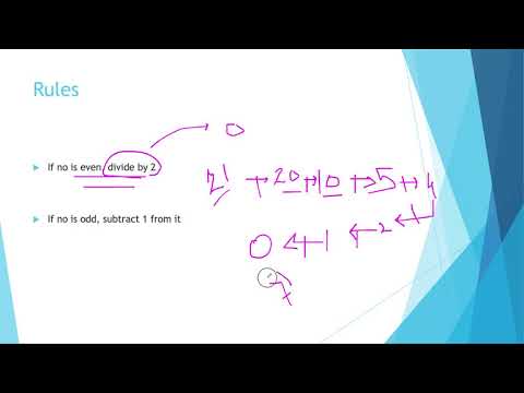 Number of Steps to Reduce a Number to Zero | Leetcode 1342