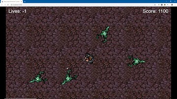 Alien Shooter - Construct 2 - Part 4 - Game Over and Alternate Controls