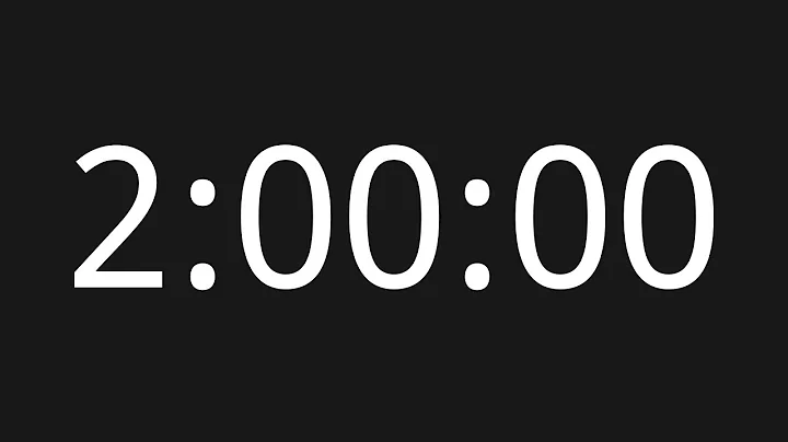 2 Hour Countdown [No Copyright Timer]