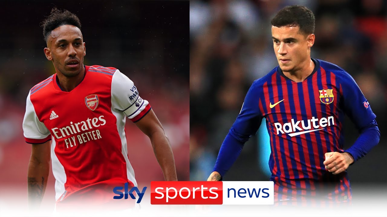 Barcelona to offer Philippe Coutinho in part exchange for Pierre-Emerick Aubameyang