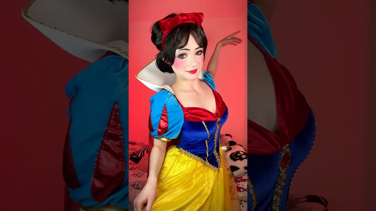 SNOW WHITE MAKEUP PROCESS! ~ Disney Cosplay #disney #snowwhite #cosplay #makeuptransformation