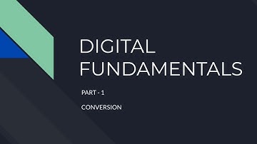 Digital Fundamentals GTU SEM 3 | Conversions | Part - 1 |Decimal to Binary|Binary to Decimal| DF GTU