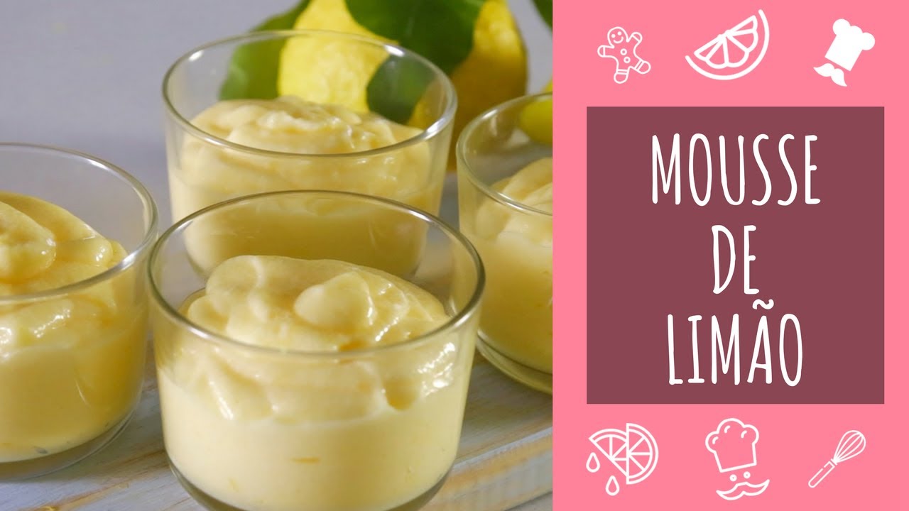 Receita rápida de Mousse de Limão