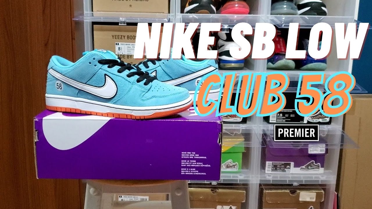 Prime foto delle Nike SB Dunk Low Club 58 - Sneaker Narcos